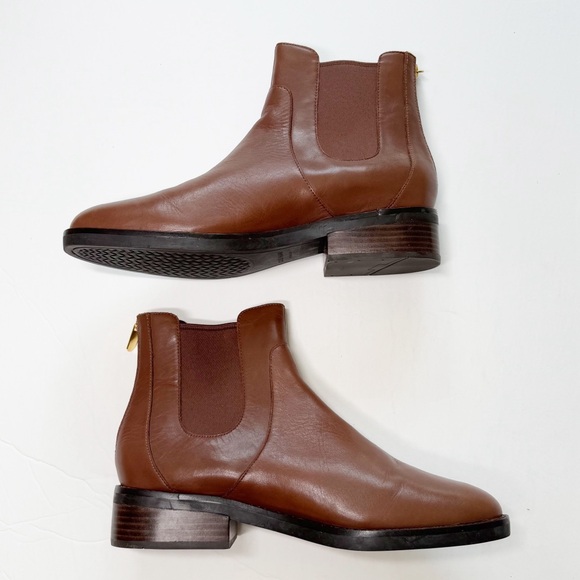 Cole Haan Reid Chestnut Brown Waterproof Leather Boots 10.5 - Picture 2 of 10